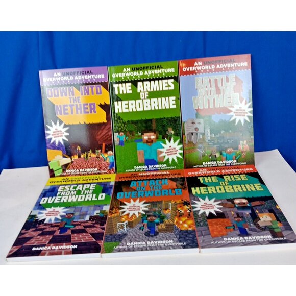 Great Adventure Stories for Minecrafters - 6 Books Box Set Series in Box - Picture 2 of 14